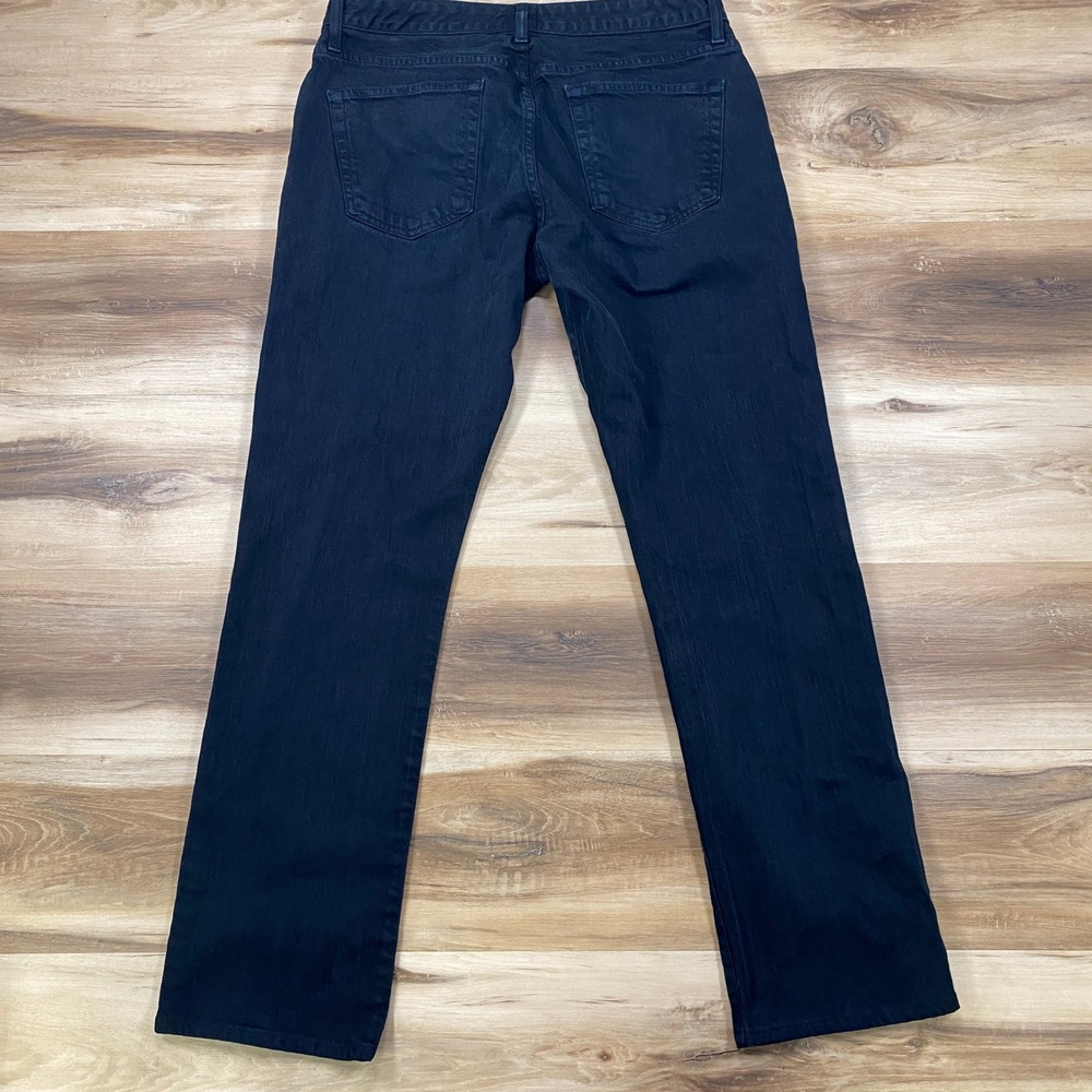 Bonobos Travel Jeans Mens 33x32 Minimalist Cotton Straight Black Made in USA - Picture 9 of 9
